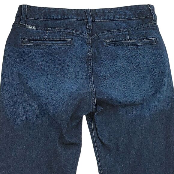 Cinch Lynden Women’s Jeans Size 28S Dark Blue Bootcut Stretch Denim Mid Rise - Picture 8 of 15